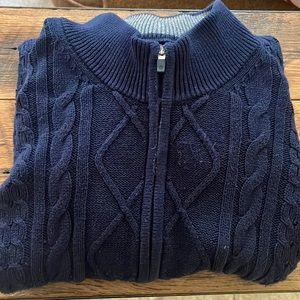 Dark Navy Blue Mens Sweater